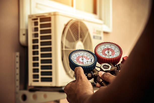 Professional Hvac Installation technician working in Milan, TN